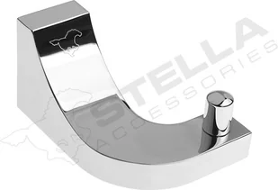 Stella Square Haczyk pojedyńczy chrom 04.310 - Wieszaki łazienkowe - miniaturka - grafika 2