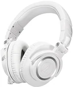 Słuchawki - Audio Technica ATH-M50xWH słuchawki dla DJ-ów, studyjne ATH-M50XWH - miniaturka - grafika 1