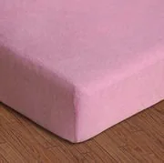 Prześcieradła - Darymex Prześcieradło z gumką Frotte jasnoróżowe 130/140x200 cm 5907761005969 - miniaturka - grafika 1