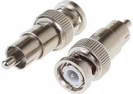 Złącza, przejściówki, adaptery - PRZEJŚCIE BNC-W/CINCH-W*P10 - miniaturka - grafika 1