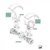 Części i akcesoria do maszyn rolniczych - NEW HOLLAND / CASE WSPORNIK BŁOTNIKA PRZEDNIEGO CNH 47802232 - 82027913 - miniaturka - grafika 1