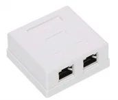 Akcesoria do alarmów - ABCVISION GNIAZDO ZAKOŃCZENIOWE RJ45-2G5/6 PODWÓJNE - miniaturka - grafika 1