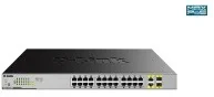D-Link SWITCH DGS-1026MP 24xPOE 2xSFP 2xGE - Switche - miniaturka - grafika 3