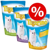 Żwirek dla kotów - Tigerino Crystals Żwirek Dla Kota, 3 X 5 L - 3 X 5 L (Ok. 6,3 Kg) - miniaturka - grafika 1