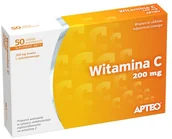 Witaminy i minerały dla sportowców - Pharma Witamina C 200mg, 50 tabletek powlekanych - miniaturka - grafika 1