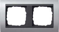 Klawisze i ramki - Gira EVENT ALUMINIUM/ANTRACYT Ramka X2 [021206] - miniaturka - grafika 1