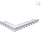 Kratki wentylacyjne - Kratki.pl Kratka kominkowa luft narożna biała 547x766x60 - miniaturka - grafika 1