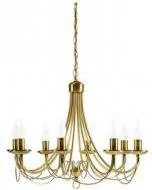 Candellux Klasyczny Żyrandol świecznikowy LAMPA wisząca MUZA 38-69187 Patyna - Lampy sufitowe - miniaturka - grafika 2