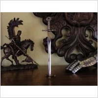 Płatnerze hiszpańscy NOŻYK DO LISTÓW MIECZ KRZYŻOWCÓW - Repliki - broń - miniaturka - grafika 2