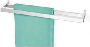 Zack Podwójny reling łazienkowy 61,5 cm Linea polerowany 40039 - Wieszaki łazienkowe - miniaturka - grafika 2