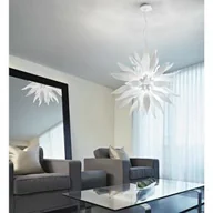 Lampy sufitowe - Ideal Lux LEAVES 112268 SP12 BIANCO lampa wisząca - miniaturka - grafika 1