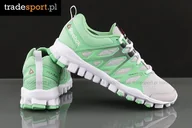 Buty sportowe damskie - Reebok Realflex Train 4.0 V68260 zielono-szary - miniaturka - grafika 1