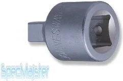 Jonnesway Profesionalna redukcja 3/8"(F) 1/4" (M) STAL CHROMOWO-WANADOWA, WYKOŃCZENIE MATOWE S16H3814 - Klucze i nasadki - miniaturka - grafika 2