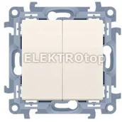 Wyłączniki światła i elektryczne - Kontakt Simon Łącznik świecznikowy z podświetleniem LED i do wersji IP44 (moduł) - miniaturka - grafika 1