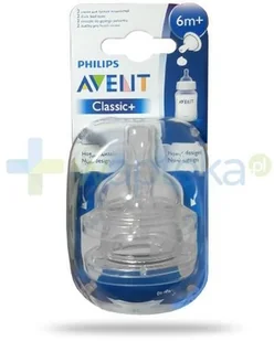 Philips  Classic+ 2 sztuki SCF636/27 - Smoczki do butelek - miniaturka - grafika 3