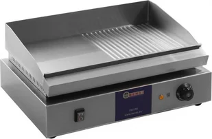 Hendi Płyta grillowa 1/2 gładka, 1/2 ryflowana 203156 - Piece, kotły  i płyty grzejne gastronomiczne - miniaturka - grafika 2