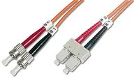 Kable światłowodowe - DIGITUS Digitus DK-2512  10 kabel LWL Multi Mode ST/SC Patch 4016032248651 - miniaturka - grafika 1