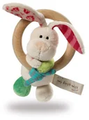 Grzechotki dla dzieci - Nici My First Drewniany chwytak Zajączek Tilli z dzwonkiem 37433 - miniaturka - grafika 1