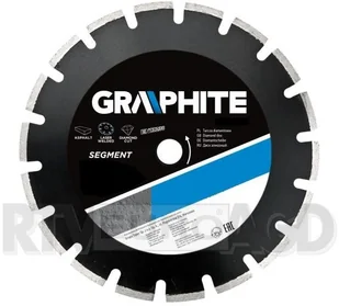 Graphite tarcza tnąca segmentowa 350x25,4mm spawana laserowo 57H614 - Tarcze do pił - miniaturka - grafika 2