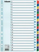 Przekładki do segregatorów - Esselte Przekładka 1-20 MYLAR A4 numeryczne - N0368 NB-5523 - miniaturka - grafika 1