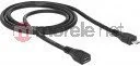 Kable USB - Delock Kabel USB B - Micro USB B1 m 83248 - miniaturka - grafika 1