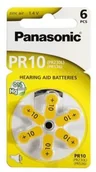 Baterie i akcesoria - Panasonic Baterie do aparatów słuchowych PR10 6szt - miniaturka - grafika 1