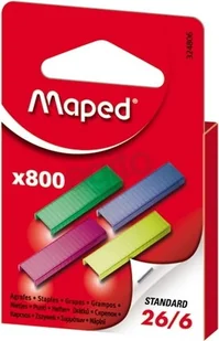 Maped Zszywki kolorowe 26/6, 800szt. 324806 - Zszywki - miniaturka - grafika 2
