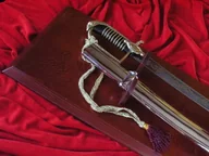 Repliki - broń - Płatnerze hiszpańscy Szabla polska OFICERSKA wz.1921 z pochwą i tablo ozdobna rę - miniaturka - grafika 1