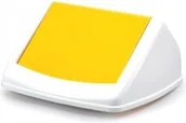 Pojemniki biurowe - Durable Pokrywa do pojemnika DURABIN FLIP-LID SQUARE 40 żółty DU160-6 - miniaturka - grafika 1