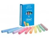 Przybory szkolne - Toma Kreda szkolna niepyląca kolorowa 10 kolorów OM-81201 - miniaturka - grafika 1