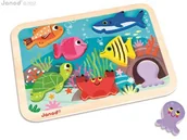 Układanki dla dzieci - Janod Układanka drewniana 3D Morze 3700217370565 - miniaturka - grafika 1