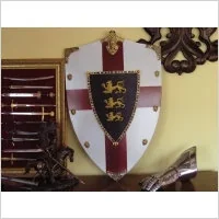 Płatnerze hiszpańscy RYCERSKA TARCZA RYSZARDA LWIE SERCE - Repliki - akcesoria - miniaturka - grafika 2