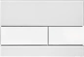 Przyciski spłukujące - Tece square przycisk spłukujący do WC-szkło białe, przyciski białe 9.240.800 - miniaturka - grafika 1