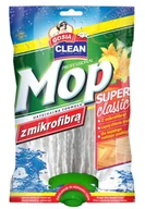 Miotły, szufle, mopy - Gosia Mop Microfibra Płaski Komplet Amigo 1Szt - miniaturka - grafika 1