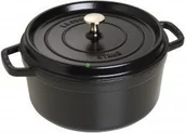 Patelnie - Staub Cocotte 26 cm Czarny 40509-310-0 - miniaturka - grafika 1