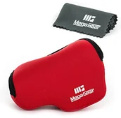 Akcesoria fotograficzne - MegaGear megagear "Ultra Light" Neoprene camera case Bag for Sony NEX5, NEX5 N, nex5r with 18  55 Lens, czerwony MG087 - miniaturka - grafika 1
