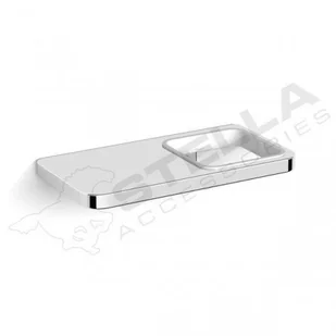 Stella Uchwyt pojedynczy z półką Next 08.412 08412 - Akcesoria łazienkowe - miniaturka - grafika 3