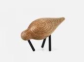 Figurki dekoracyjne - Normann Copenhagen Figurka Dekoracyjna Shorebird Mała czarna 100157 - miniaturka - grafika 1