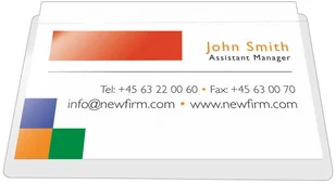 Q-Connect kieszeń samoprzylepna na wizytówki 60x95 mm, 10 sztuk - Artykuły biurowe - miniaturka - grafika 5