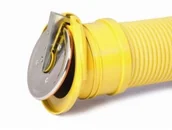 Akcesoria hydrauliczne - Karmat Zasuwa burzowa PP DN 72-100 drenarska Typ 0 końcowa o złączu uniwersalnym - miniaturka - grafika 1