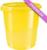 Kosze biurowe - Esselte Kosz na śmieci Europost Vivida 14l żółty ES586-6 - miniaturka - grafika 1