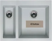 Zlewozmywaki - Elleci Quadra 150 (nakładany) 43 Tortora - miniaturka - grafika 1