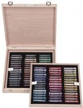 Talens KOMPLET 90 PASTELI PEJZAŻOWYCH REMBRANDT W KASECIE DREWNIANEJ 31814090 - Kredki, ołówki, pastele i pisaki Talens KOMPLET 90 PASTELI PEJZAŻOWYCH REMBRANDT W KASECIE DREWNIANEJ 31814090 - Kredki, ołówki, pastele i pisaki - miniaturka - grafika 1