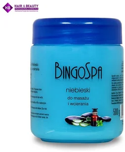 BingoSpa  niebieski do masażu i wcierania 500 g - Olejki i świece do masażu - miniaturka - grafika 3