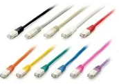 Kable miedziane - Equip Patch Cable S/FTP Cat.6 A/10G (PIMF) Fioletowy 0,5 m 605657 - miniaturka - grafika 1
