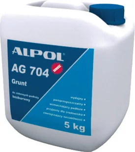 Alpol AG 704 grunt do chłonnych podłoży bezbarwny 5kg - Zaprawy budowlane - miniaturka - grafika 2