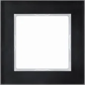 Klawisze i ramki - Jung A CREATION SZKŁO CZARNE Ramka X1 AC581GLSW - miniaturka - grafika 1