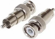 Złącza, przejściówki, adaptery - ABCVISION Przejściówka BNC-W/CINCH-W - miniaturka - grafika 1