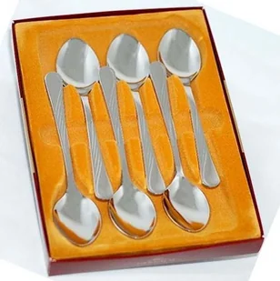 Gerlach Sztućce Celestia 04A/Mat - 6 łyżeczek Łyżeczka do herbaty - Łyżeczki - miniaturka - grafika 2