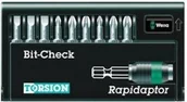 Klucze i nasadki - Wera zestaw bitów i uchwytów 8600-9/TZ Bit-Check - Rapidaptor (5056375001) - miniaturka - grafika 1